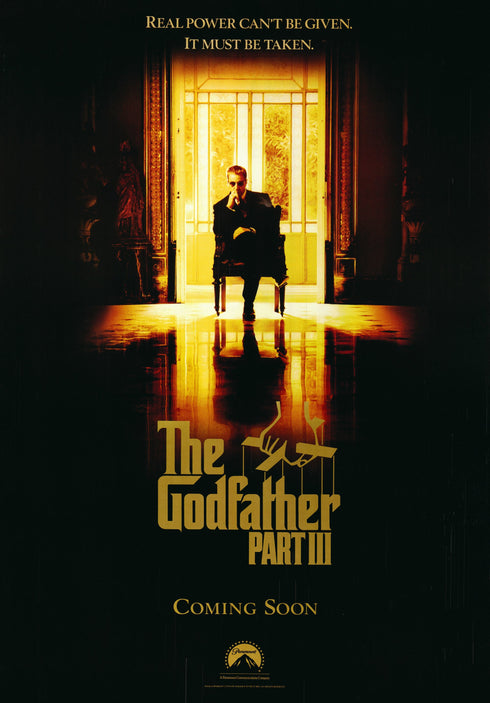 the godfather part iii 1990 one sheet poster